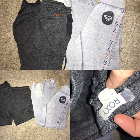 Roxy Pants - 2 pairs of Roxy sweat capris